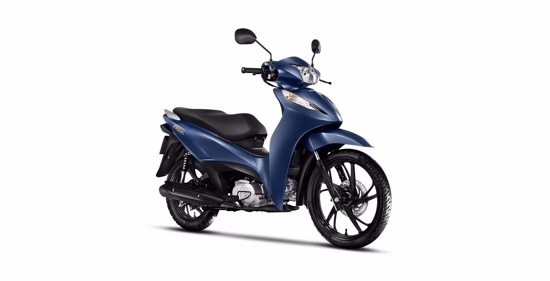 Honda Biz 125 EX dianteira direita azul - 22 de 32