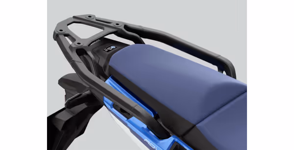 Detalhe do banco da CRF 1100L Africa Twin Adventure Sports ES branco perolizado