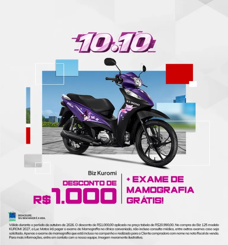 Banner Biz Kuromi Luc Sul Honda