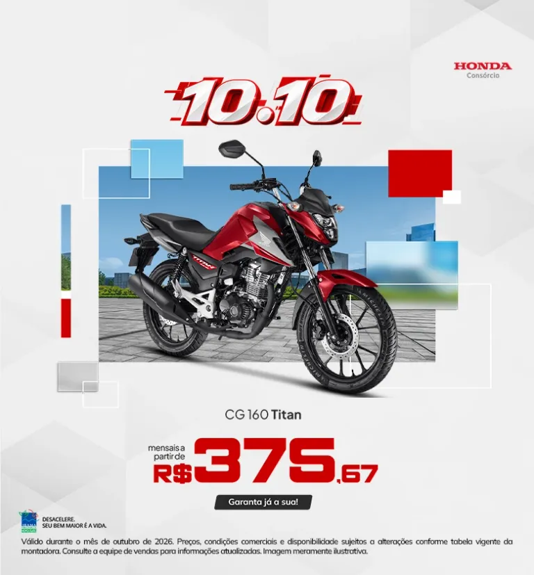 Banner CG 160 Titan Luc Sul Honda