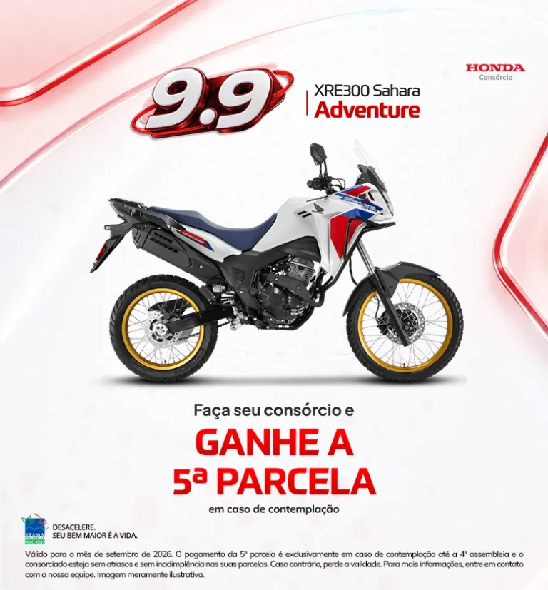 Banner XRE300 Sahara Luc Sul Honda