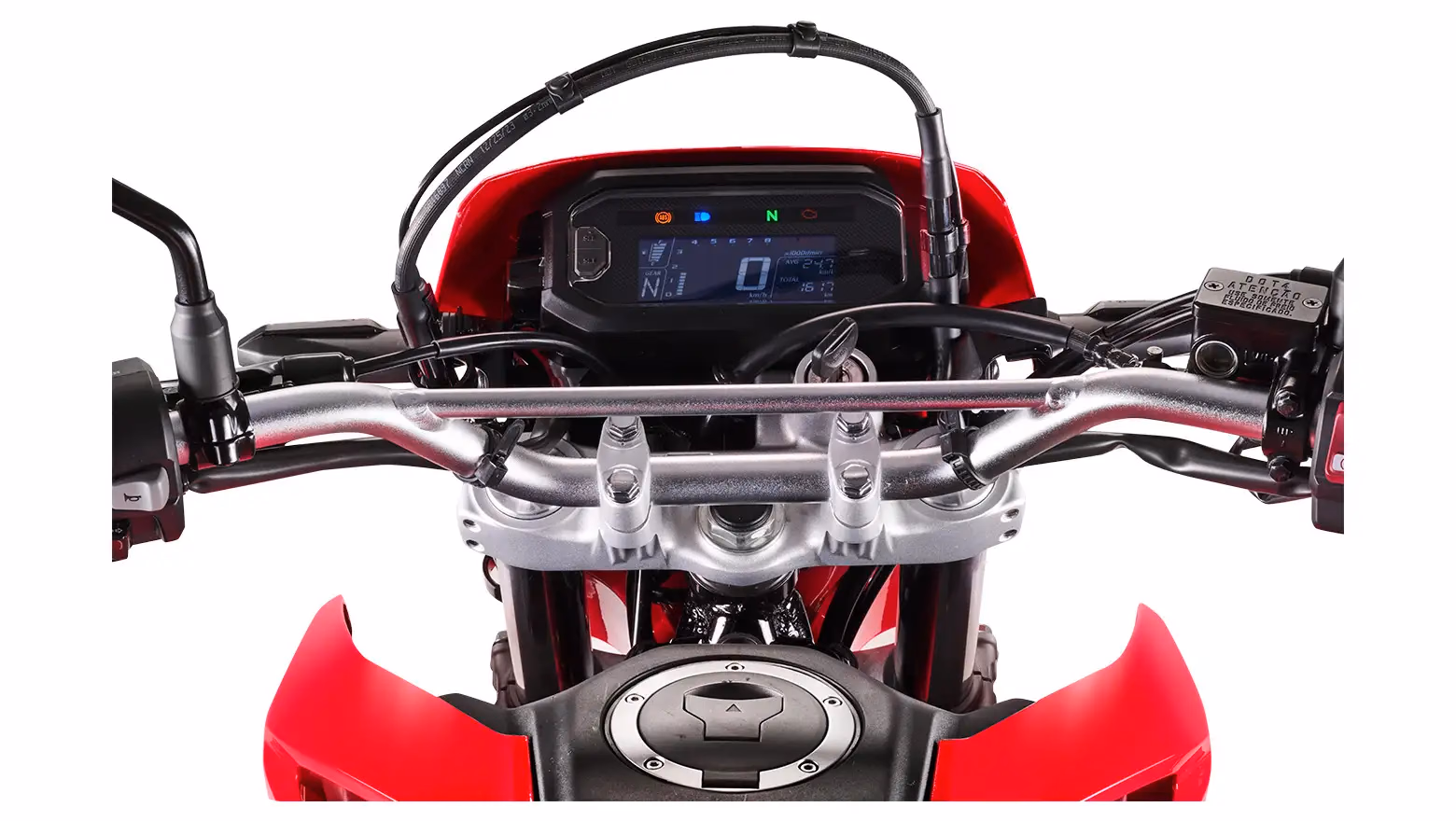 Moto Honda Xr300l Tornado Edicao Especial Vista Do Painel Prontal Pov - 3 de 10