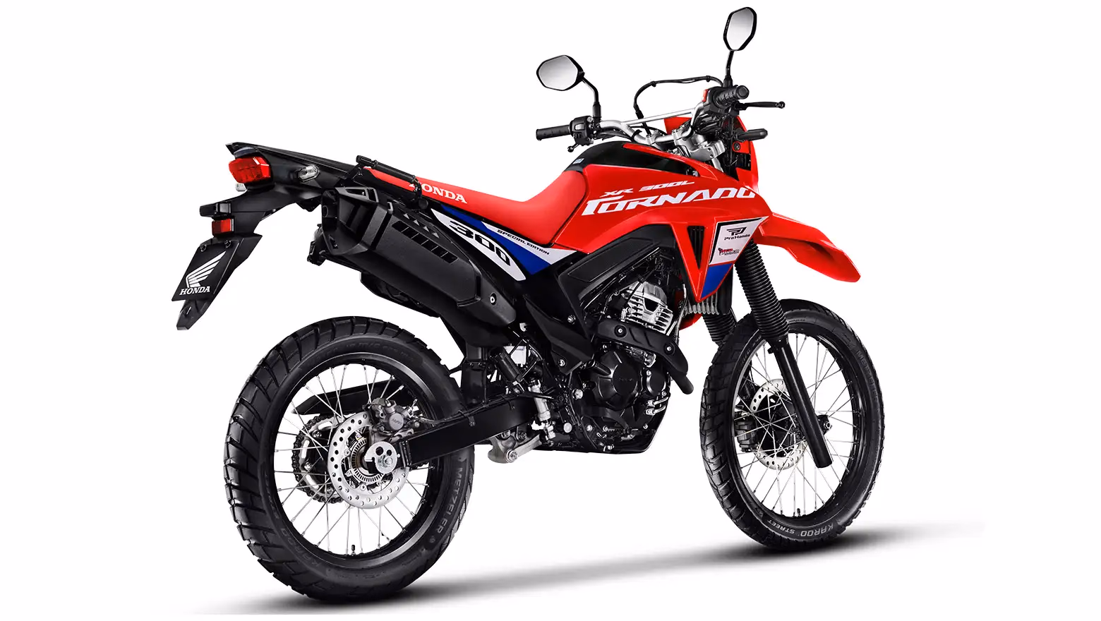 Moto Honda Xr300l Tornado Edicao Especial Vista Lateral Diagonal Direita Traseira Completa - 4 de 10