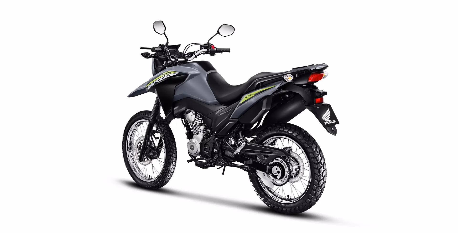 NXR 160 Bros traseira esquerda cinza - 11 de 17